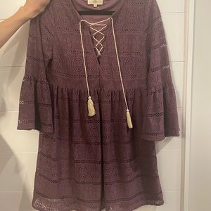 Entro egg plant color dress. Perfect condition. Size small